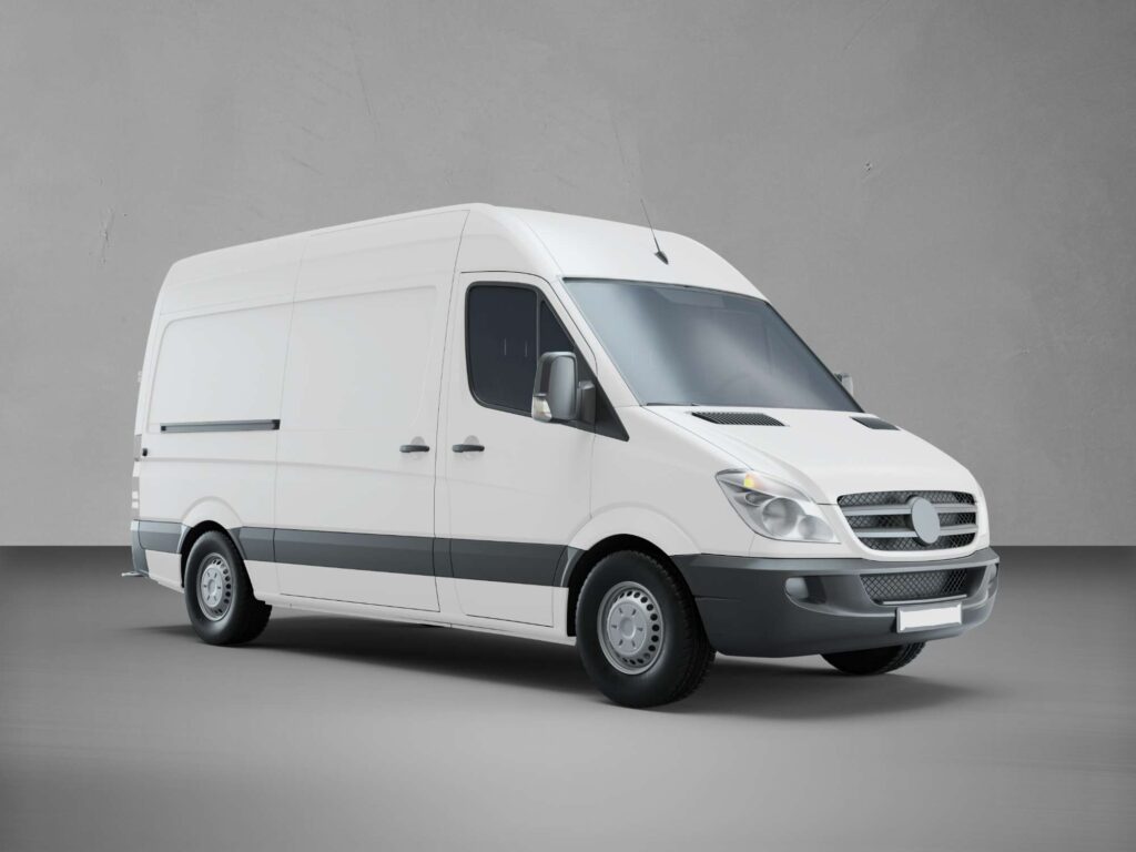 Transporter in weiß